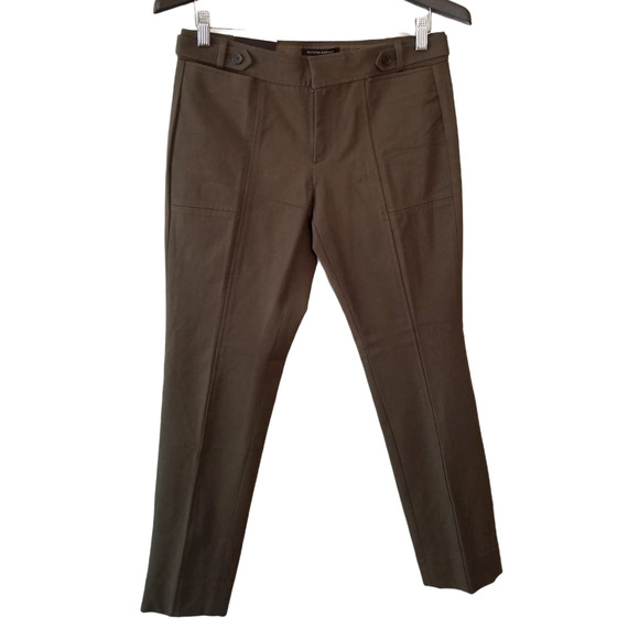 Banana Republic‎ Stretch Green Petite Women's Pants Size 30 Inseam 26 in NWT